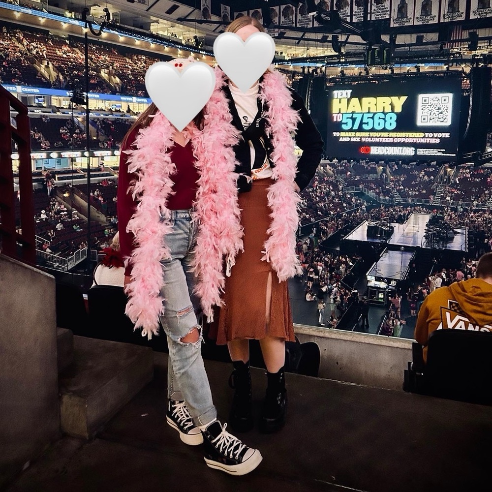 Pink Feather Boa From Harry Styles Concert!